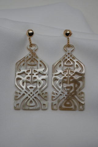 Copy of Gold Filled Post Carved Horn Earrings