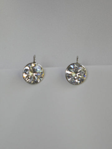 925 Sterling Silver Cubic Zirconia Post Earrings