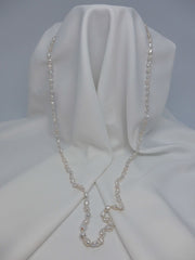 One Strand White Keshi Cultured Pearl Necklace