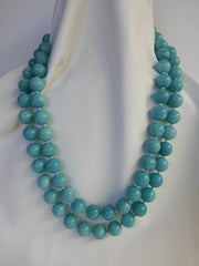 Double Strand Amazonite Gemstone Necklace