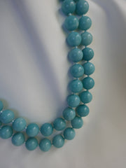 Double Strand Amazonite Gemstone Necklace
