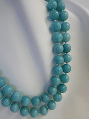 Double Strand Amazonite Gemstone Necklace