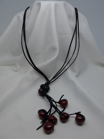One Strand Cultured Pearls and Hematite Necklace