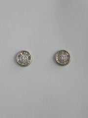 925 Sterling Silver Cubic Zirconia Post Earrings